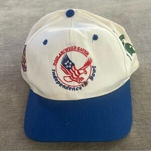 Independence Bowl Cap with Blue Brim